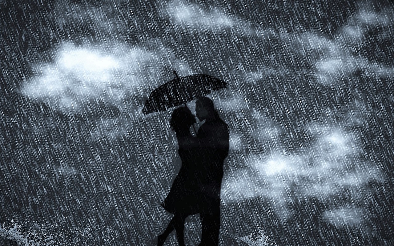 sonho guarda chuva casal