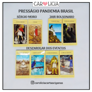 Pressagio Pandemia Brasil Carolicia Sergio Moro x Jair Bolsonaro